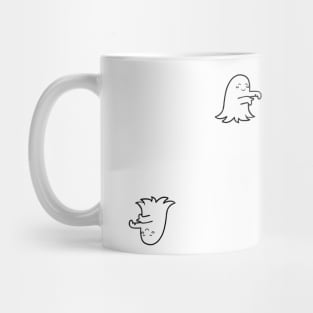Cute halloween pattern with ghosts | Sweet Monsters Mug